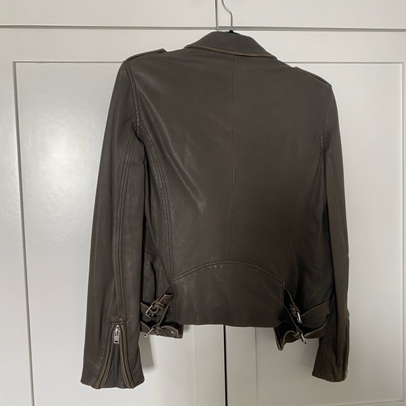 IRO Leather Jacket Sz 36 - Picture 8 of 11